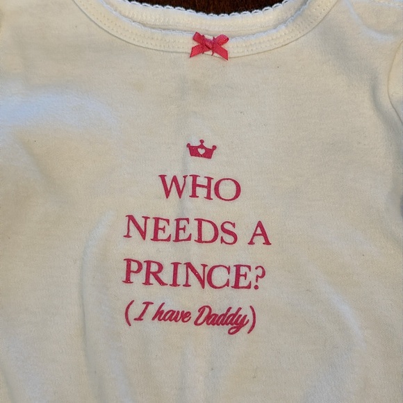 Carter’s Baby Girls Daddy’s Princess Matching Outift - Picture 3 of 10